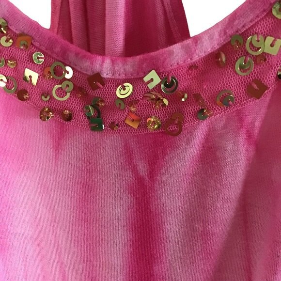 Inc Beach Pink Tie Dye Tank Top - Picture 4 of 5